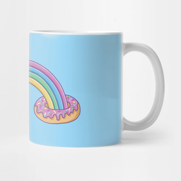 rainbow and donuts by gotoup